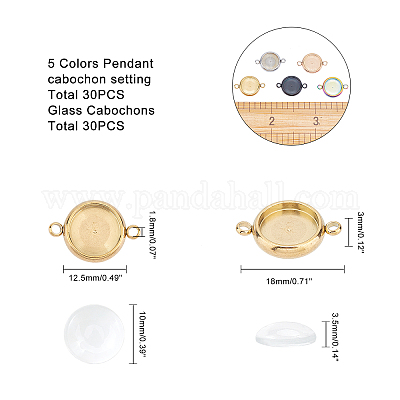 DIY вакуумное покрытие PVD 304 нержавеющая сталь звенья изготовление DIY-UN0002-24-1
