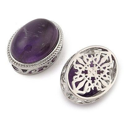 Природные аметистовые многожильные звенья KK-M304-02P-04-1