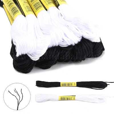 2 комплект 2-х цветных хлопковых ниток для вязания крючком OCOR-FS0001-03-1