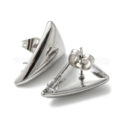 Фурнитура для сережек-гвоздиков из нержавеющей стали 304 STAS-G320-01B-P-1