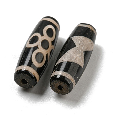 Тибетского стиля DZI бисер нитей G-P526-B16-1