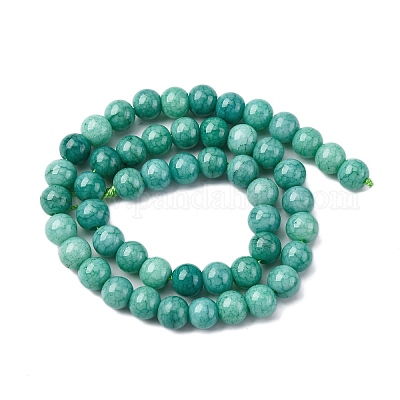 Непрозрачное стекло бисер нитей GLAA-T031-01O-09-1