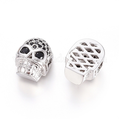 Латунные микро проложить кубического циркония бусы ZIRC-G166-42P-1