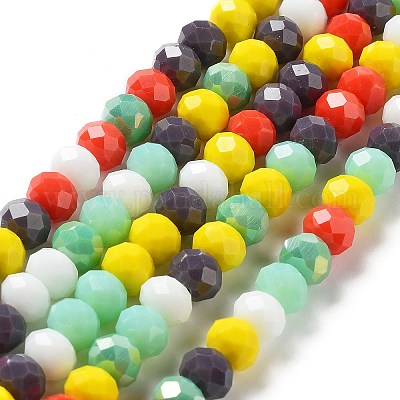 Стеклянные бусины EGLA-A034-M8mm-43-1