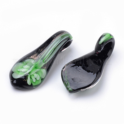 Ручной работы подвески золотые бусины песка LAMP-R138-05A-B-1