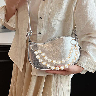 tracolla per borsa a catena con perline di plastica all'ingrosso