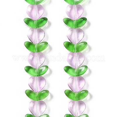 Прозрачные стеклянные бусины GLAA-B021-04G-1