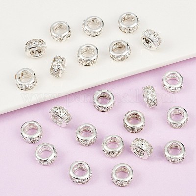 Латунные кристалл горный хрусталь бисер KK-Q401-03S-1