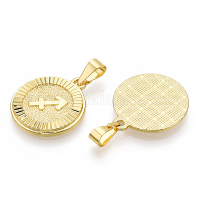 Pendente in ottone&nbsp;KK-T070-01G-02-1
