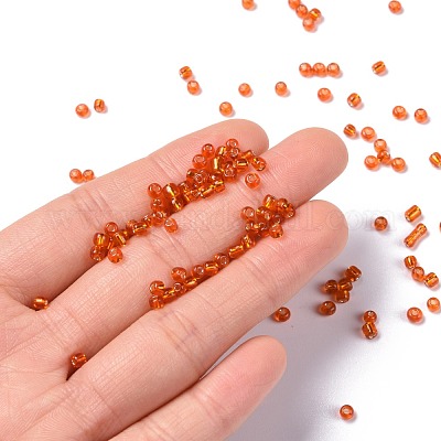 288 г 24-х цветных стеклянных бусин&nbsp;SEED-JQ0005-01C-3mm-1