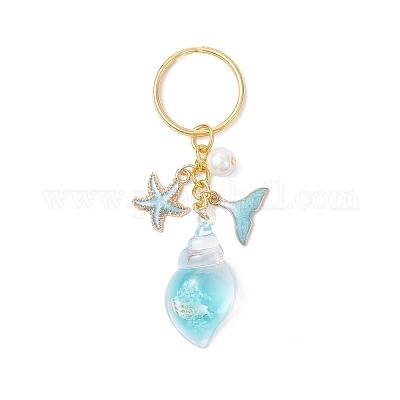 Светящиеся прозрачные акриловые брелоки KEYC-JKC01357-03-1