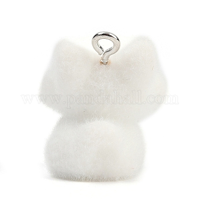 Подвески из непрозрачной смолы в форме кошки RESI-S026-01P-B-1