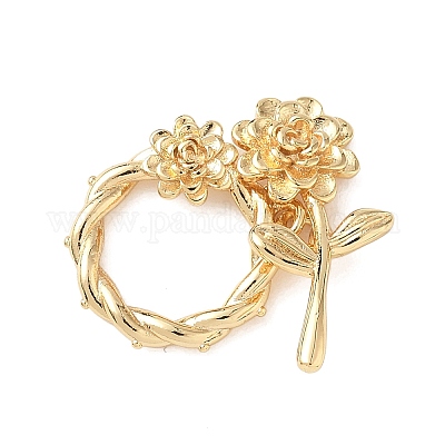 Латуни Переключить застежками KK-F194-03A-G-1