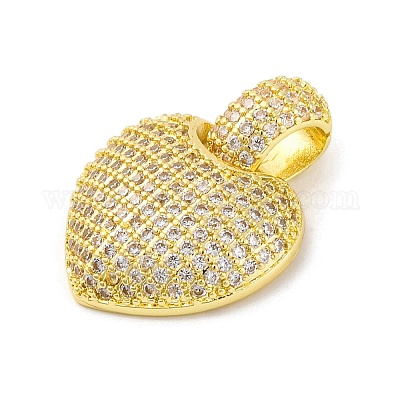 Латунные подвески с кубическим цирконием KK-D536-04G-1