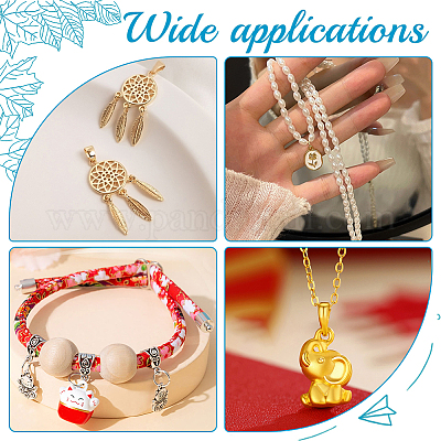 120 шт. латунные защелки на дужках FIND-PH0010-65-1