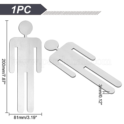 201 индикатор для унитаза из нержавеющей стали DIY-WH0056-40A-1
