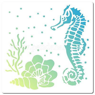 Wholesale PET Plastic Hollow Painting Silhouette Stencil 