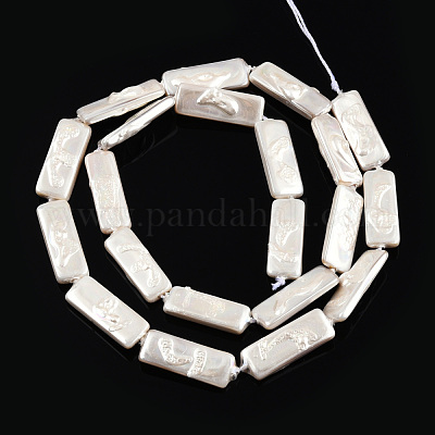 Покрытие нитей из натуральных пресноводных ракушек&nbsp;SHEL-N026-231-1