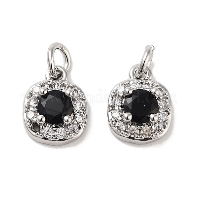 Квадратные медные микро проложить кубических подвески диоксида циркония KK-B102-09P-1