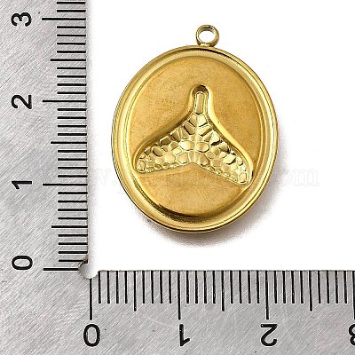 Подвески из нержавеющей стали 304 с эмалью STAS-Z163-21G-04-1