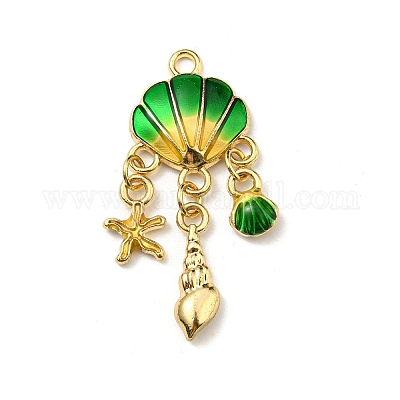 Подвески из эмали и сплава&nbsp;ENAM-G219-02B-1