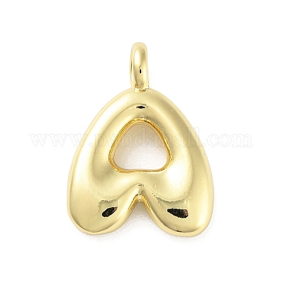 Подвески из латуни с покрытием стойки с буквами-шариками KK-C050-01G-A-1