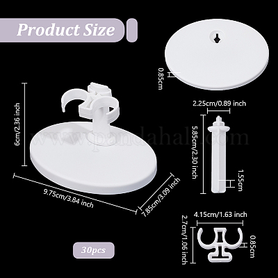 Пластиковые регулируемые подставки для кукол ODIS-WH0038-98D-1