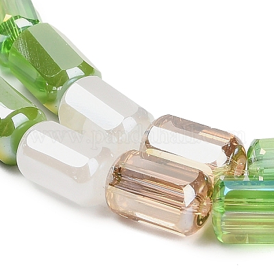 Гальванические стеклянные бусины EGLA-P067-01A-04-1