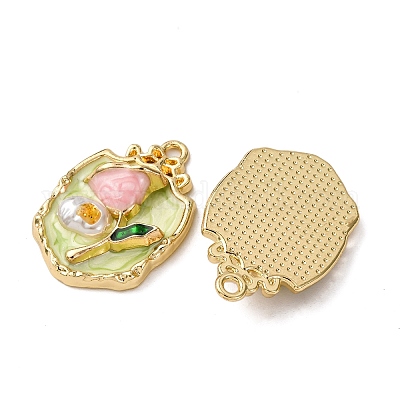 Подвески из эмалевого сплава легкого золота ENAM-B028-38KCG-01-1