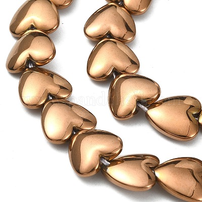 Гальванические нити из синтетических немагнитных гематитовых бусин G-C024-04C-1