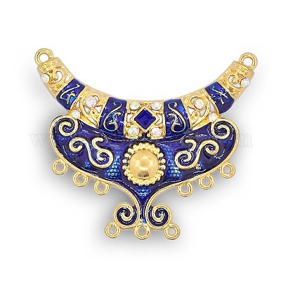 Золотой тон сплава эмали люстра соединения ENAM-J261-02G-1