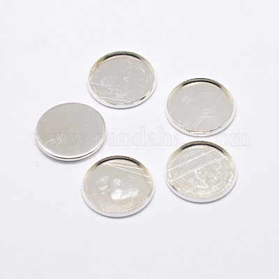 Латунные сеттинги для размещения кабошонов X-KK-18MM-S-1