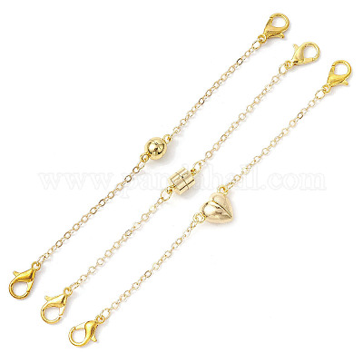 3шт 3 стиля латунные магнитные застежки AJEW-JB01295-1