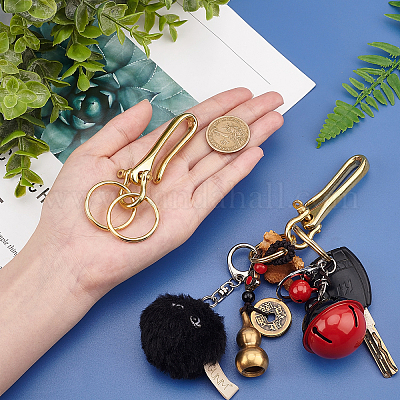 Латунный поворотный U-образный крючок KK-PH0001-42G-1