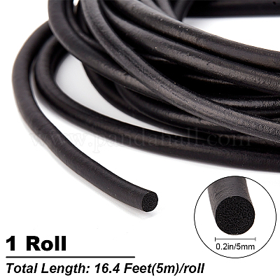 5м резиновая уплотнительная полоса AJEW-GF0010-11B-1