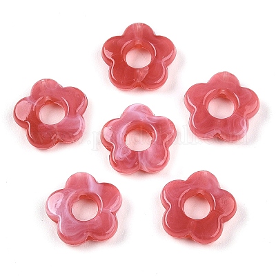 Прозрачные акриловые бусины градиентного цвета OACR-N137-49N-1