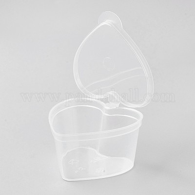 Heart Shaped Plastic Containers Lids