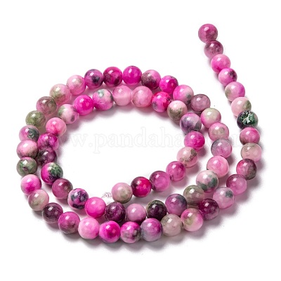 Chapelets de perles en jade persan naturel&nbsp;G-G032-6mm-10-1