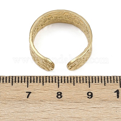 Кольца-манжеты из нержавеющей стали 304 RJEW-D332-012A-G-1