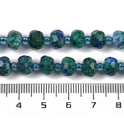 Нити бусин из натуральной кунжутной яшмы G-H057-A21-08-1