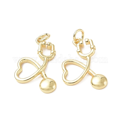 Экологически чистые подвески из латуни с гальваническим покрытием KK-F845-44G-1