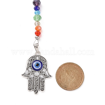 Стеклянные подвески маятника биолокации чакры PALLOY-JF01064-1