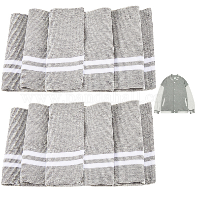 Эластичная ребристая ткань из полиэстера для манжет DIY-WH0028-96C-1