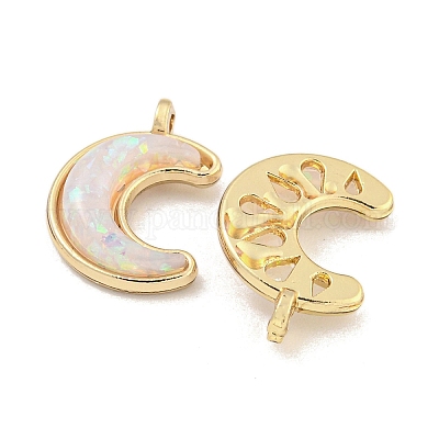 Подвески из полупрозрачной смолы KK-M291-23G-04-1