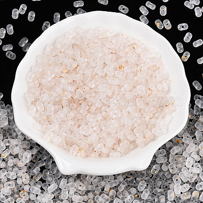 Прозрачные матовые акриловые бусины градиентного цвета X1-OACR-M023-06J-1