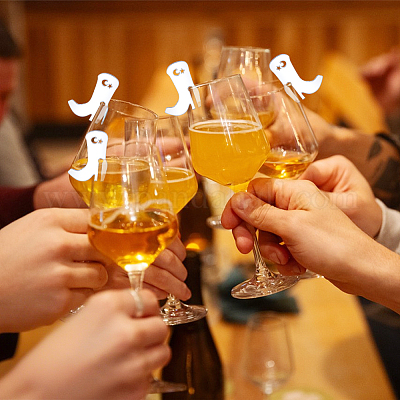 1 пакетик акриловых подвесок для бокалов вина&nbsp;OACR-HY0001-24B-02-1