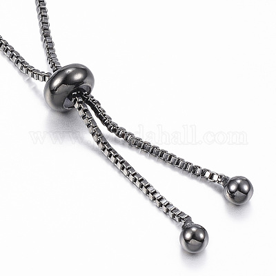 Регулируемые латунные браслеты-слайдеры из циркония BJEW-E317-43-1