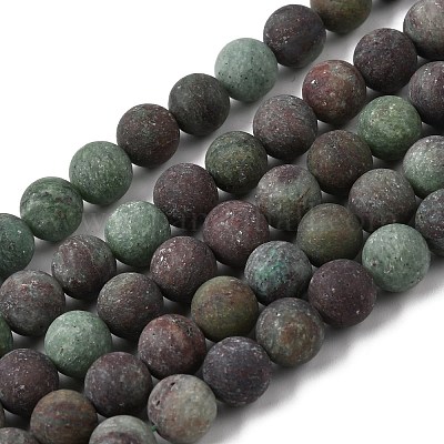 Естественный зеленый опал бисер нитей G-H045-A03-6MM-01-1