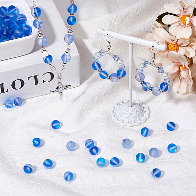 Стеклянные бусины G-SP0001-03B-01-1