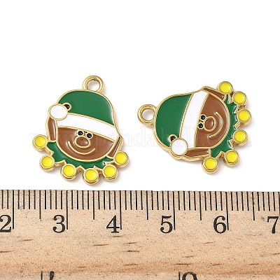 Подвески из нержавеющей стали 304 с эмалью STAS-L300-012G-23-1